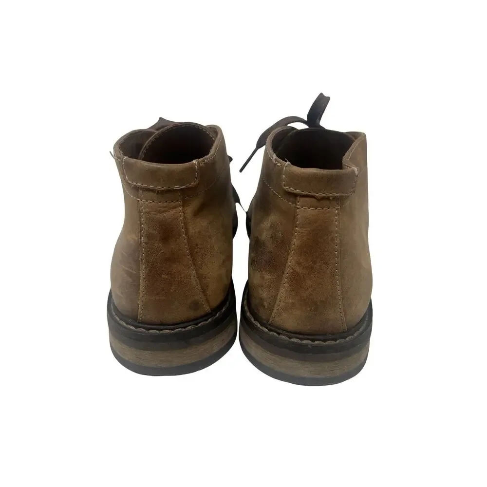 Vionic Bowery Chase Men’s Suede Chukka Boots Tan Size 7 / 40 Orthotic Comfort